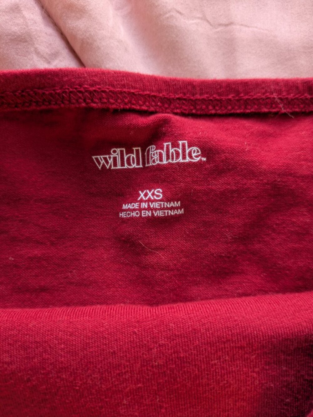 Wild fable red tube top with tube braw - Picture 3 of 3